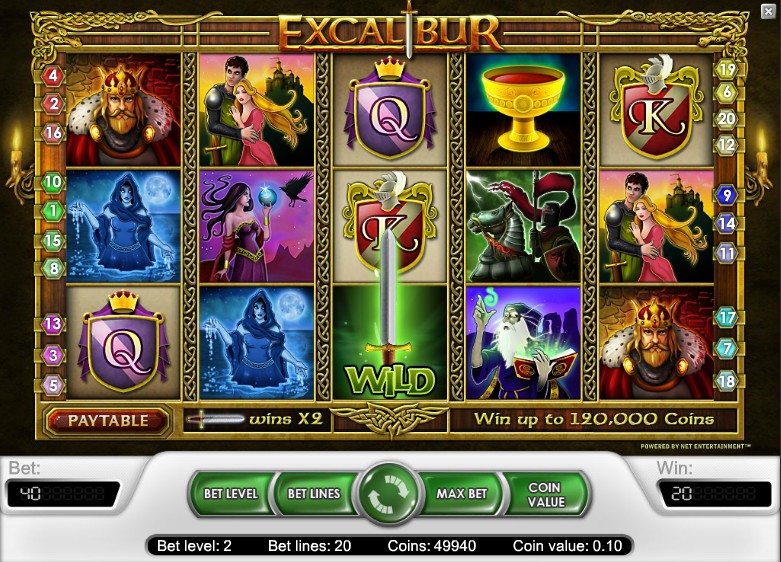 best slot machines at excalibur
